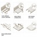 Concealed Hidden Stainless Steel T Clips Fixings (100) for Composite Decking Plastic Decking PVC Decking WPC Decking Board